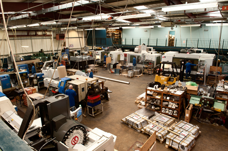 CNC Machining factory floor