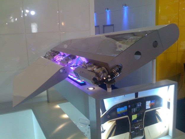 Aerospace hydraulic design for display