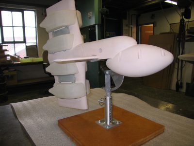Working wind turbine model