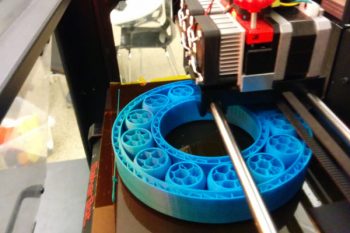 3D printing underway