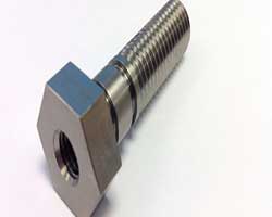 Precision CNC Machined Titanium Bolt