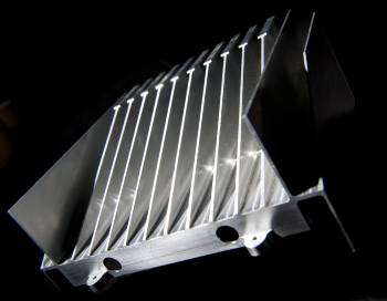 Complex heatsink - CNC Machining Solid Aluminium