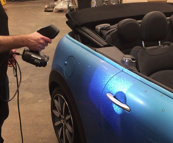 Handheld 3D scanning of Car